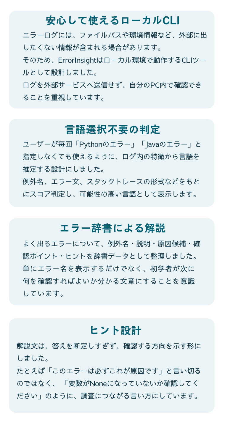 設計ポイント